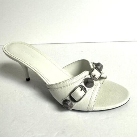 Balenciaga Womens Cagole Sandal White Size EU36 US6 - Picture 1 of 5